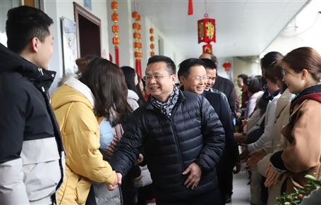 【開工大吉】新年新氣象！公司領導班子向干部職工拜年