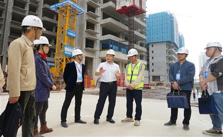 阮仁勝到冶建桂鴻分公司項目開展安全生產(chǎn)質量大檢查