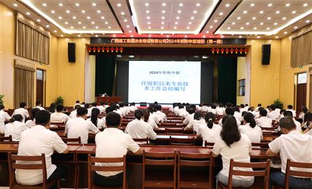 冶建公司舉辦2024年職稱(chēng)申報(bào)培訓(xùn)